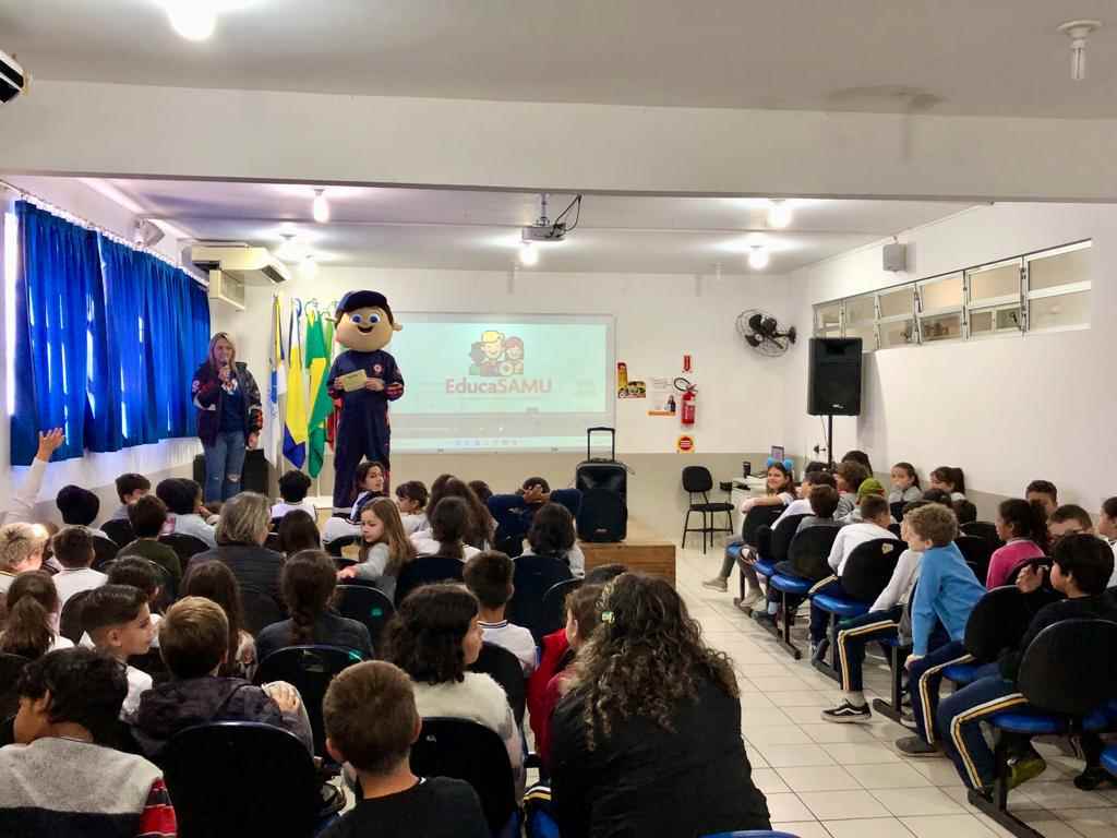 Escolas da Rede Municipal recebem o projeto Educa Samu