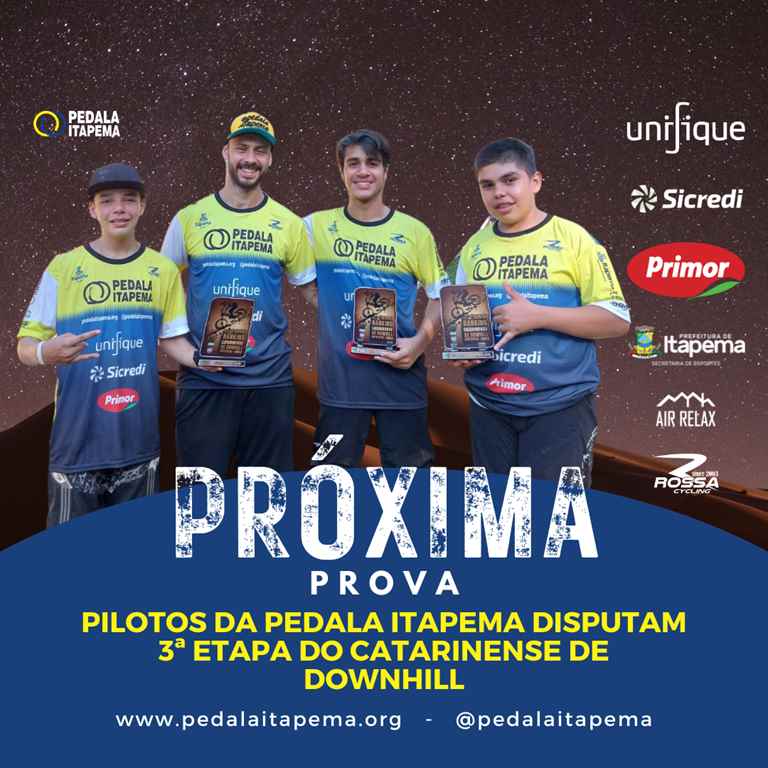 Pilotos da Pedala Itapema disputam 3ª Etapa do Catarinense de Downhill