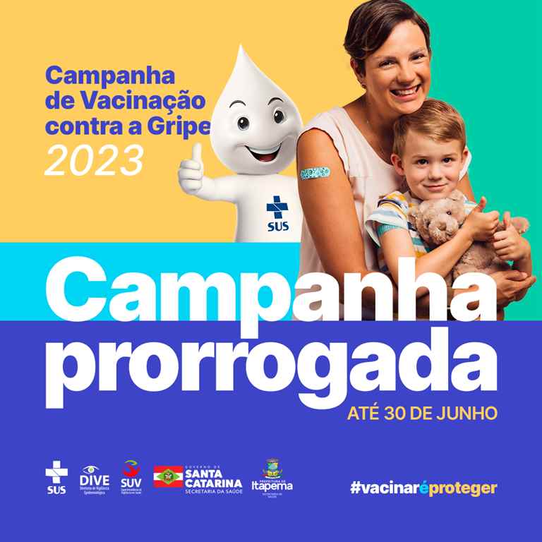 Vacinação contra a gripe foi prorrogada até 30 de junho em Santa Catarina