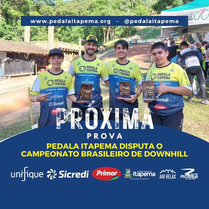 Pedala Itapema disputa o Campeonato Brasileiro de Downhill