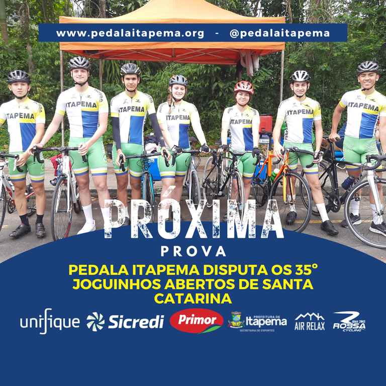 Pedala Itapema disputa os 35º Joguinhos Abertos de Santa Catarina