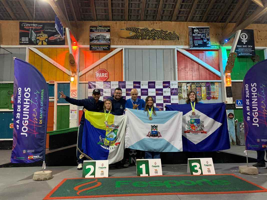 Itapema encerra participação nos Joguinhos Abertos de Santa Catarina com medalha inédita no skate