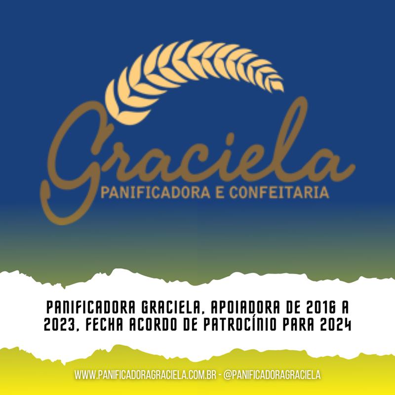 Panificadora Graciela, apoiadora de 2016 a 2023, fecha acordo de patrocínio para 2024