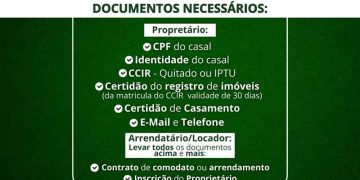 PORTO BELO - Agricultores de Porto Belo devem atualizar cadastro junto à Secretaria de Agricultura para emissão de Nota Fiscal Eletrônica