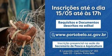 PORTO BELO - Curso POP Pescador Profissional Nível I será ofertado em Porto Belo