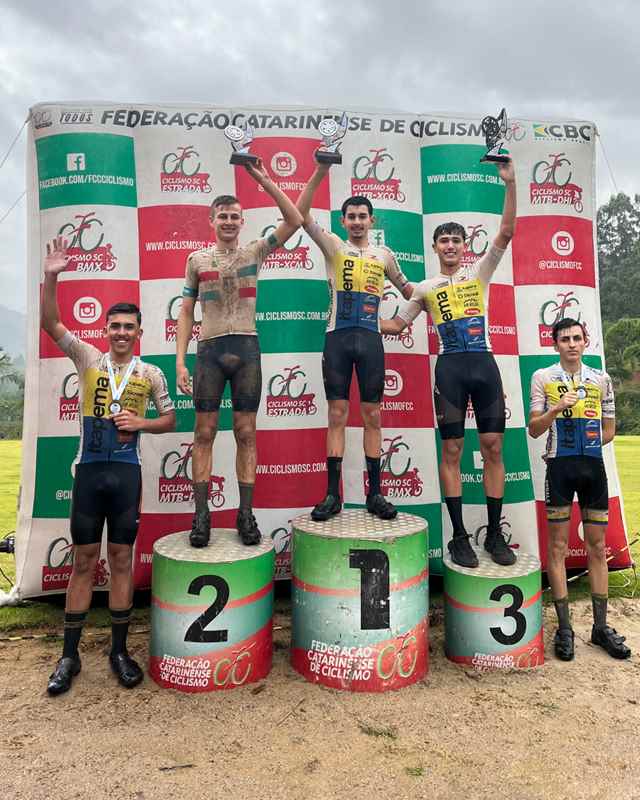 Equipe supera a lama e faz bonito em casa no Itapema Cross Country XCO