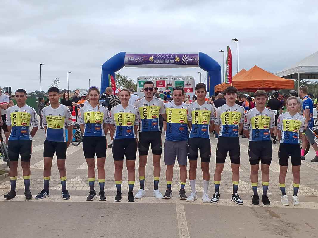 Equipe se destaca no GP VivaPark Porto Belo de Ciclismo com vitórias e pódios