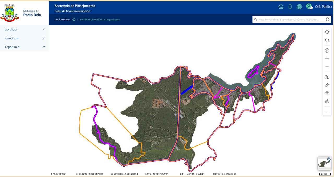 PORTO BELO - Governo de Porto Belo Lança Plataforma GeoMais para Consulta de Informações Imobiliárias