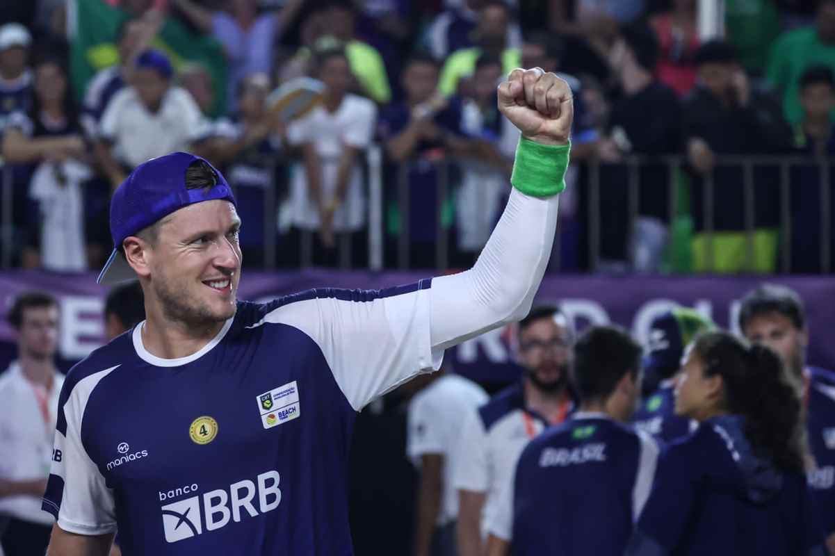 André Baran estreia na Copa do Mundo de beach tennis e mira hexacampeonato