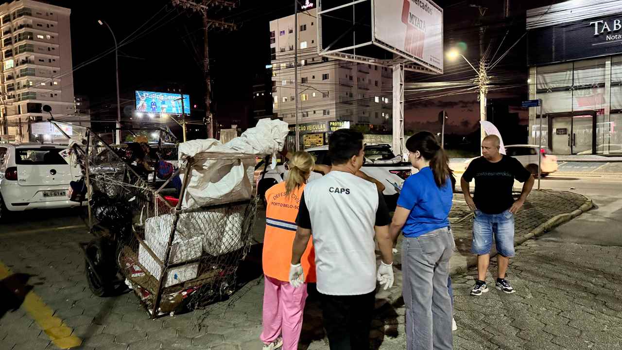 PORTO BELO - Porto Belo reforça a importância do cadastramento de carrocinhas para coleta de recicláveis