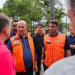 Governador Jorginho Mello acompanha de perto os estragos causados pelas chuvas em Itapema e reforça apoio à reconstrução