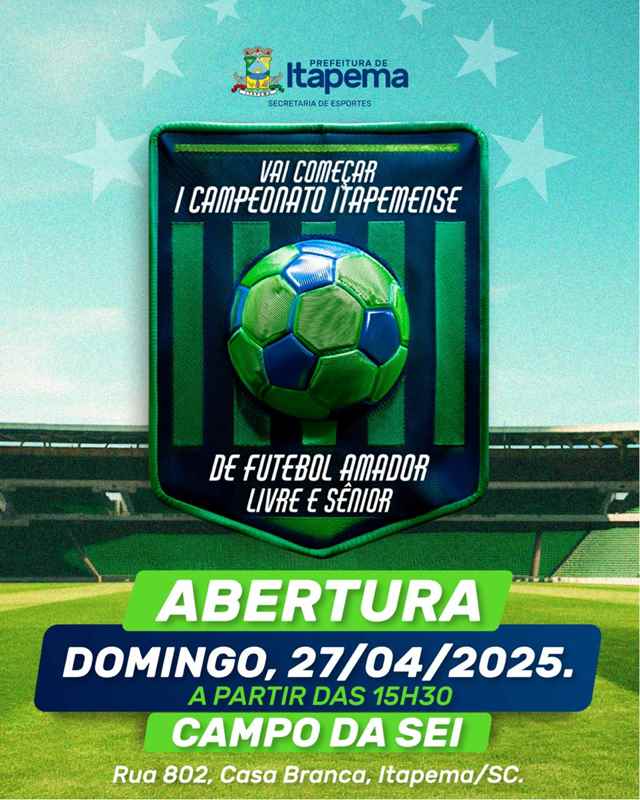 Campeonato Itapemense de Futebol Amador arrecada 36 cestas básicas para a APAE de Itapema