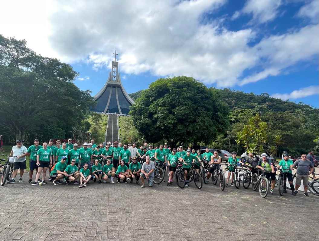 Mais de 200 ciclistas participam da 11ª Pedalada Caminho de Santa Paulina