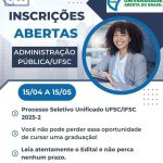Polo UAB Itapema está com inscrições abertas para graduação gratuita em Administração Pública da UFSC