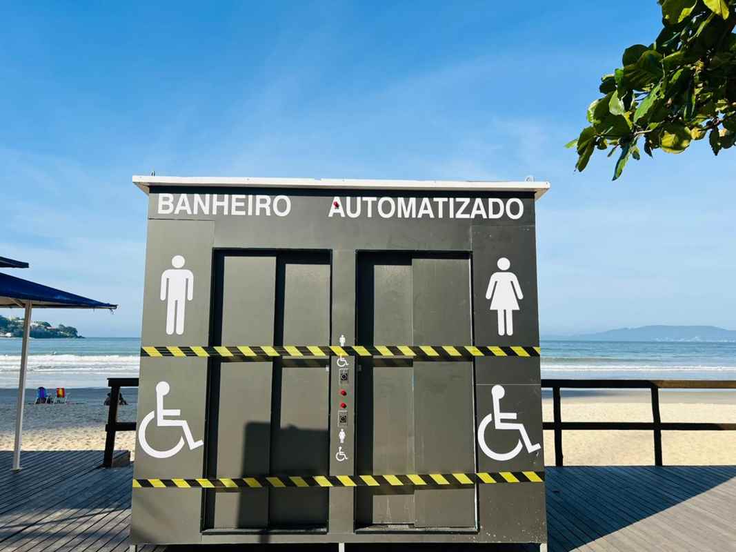 Itapema testa banheiros públicos autolimpantes em pontos estratégicos da cidade