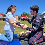 SAMU promove evento de educação em saúde na Praça da Paz, em Itapema - Foto: Divulgação SAMU