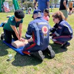 SAMU promove evento de educação em saúde na Praça da Paz, em Itapema - Foto: Divulgação SAMU