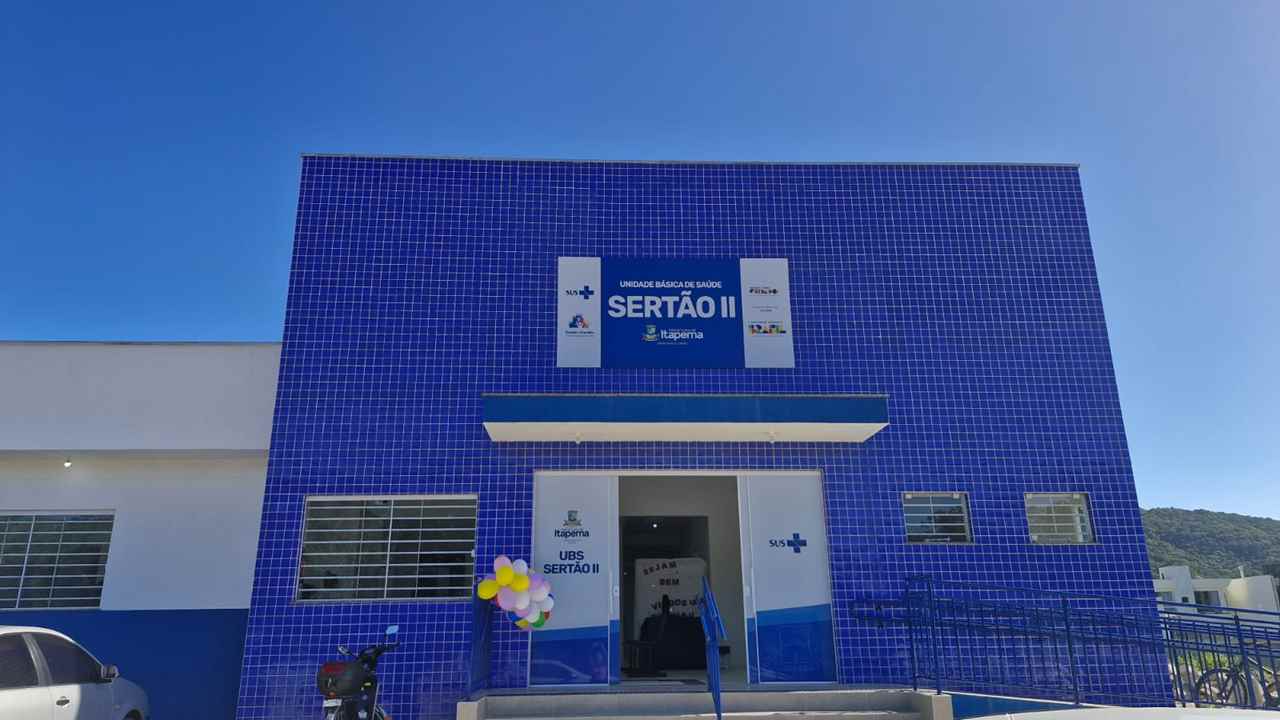 Nova UBS Sertão II amplia cobertura de saúde em Itapema