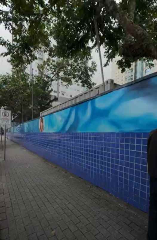 Muros da EMEB Educar recebem intervenção artística