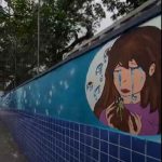 Muros da EMEB Educar recebem intervenção artística