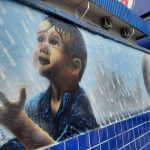 Inauguração do mural "O Ciclo da Água" marca momento especial na EMEB Educar