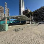 Montagem da estrutura do Arraiá Solidário já começou na Praça da Paz
