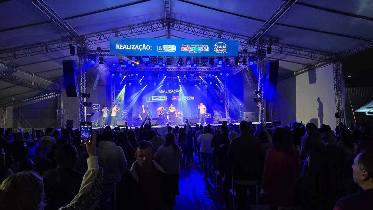 Porto Belo reúne milhares de pessoas em mais uma edição do Festival Gospel