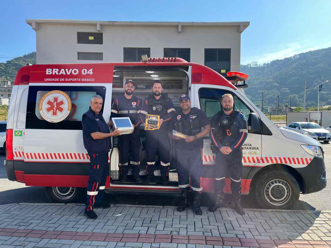 SAMU de Itapema recebe novos equipamentos para reforçar o atendimento de urgência