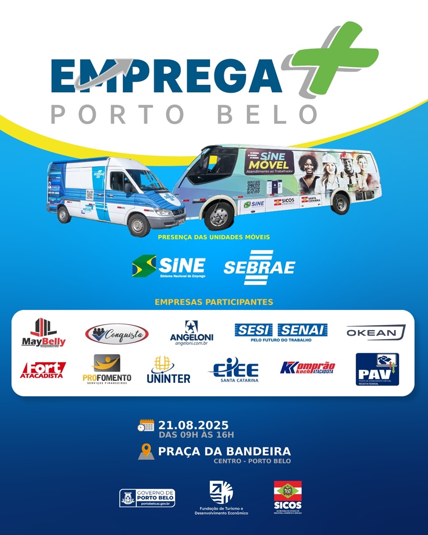 Porto Belo realiza quinta edição do Emprega Mais com serviços gratuitos à comunidade