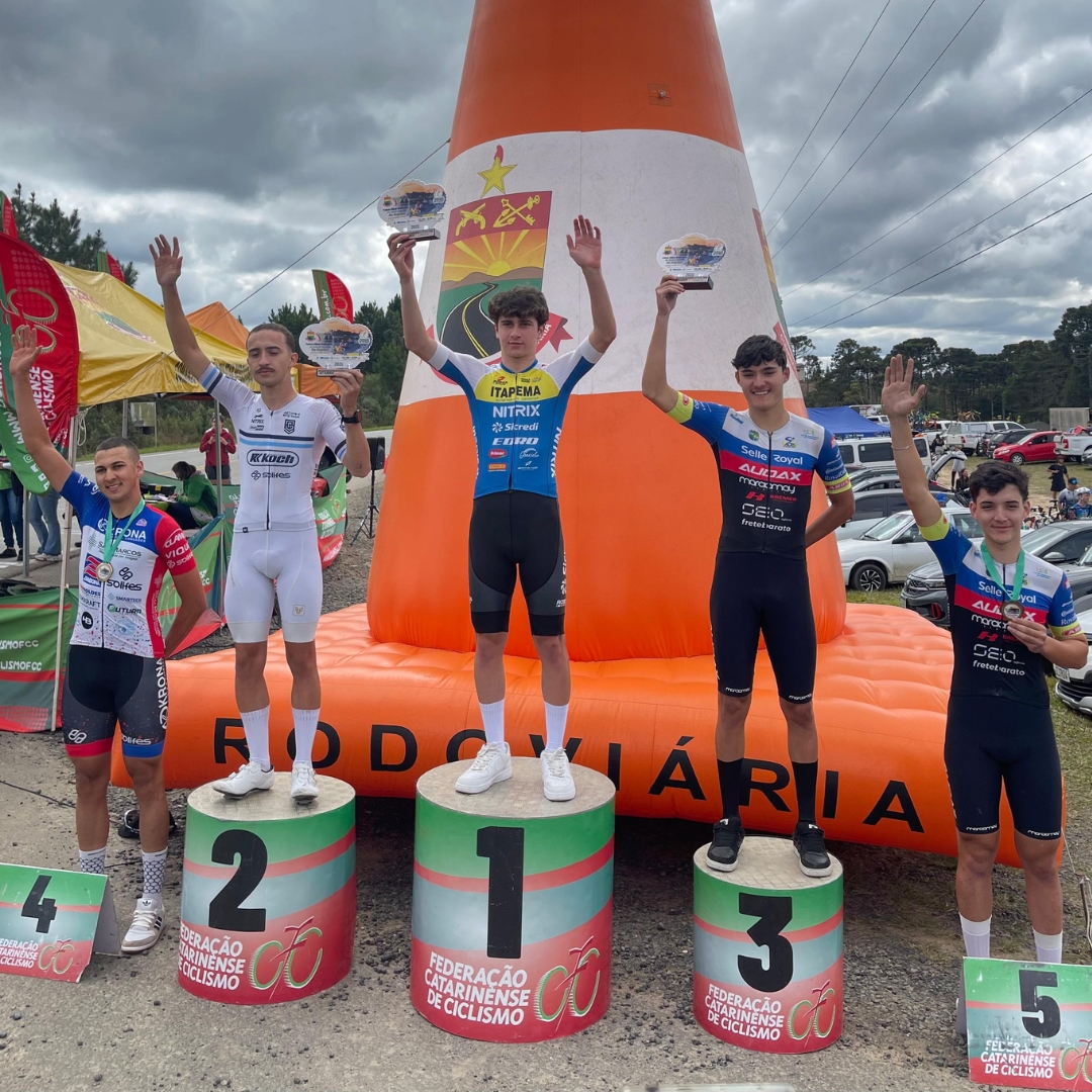 Pedala Itapema conquista resultados expressivos no troféu 48 anos da PM Rodoviária