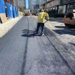 Rua 290 recebe novo asfalto e faixa elevada