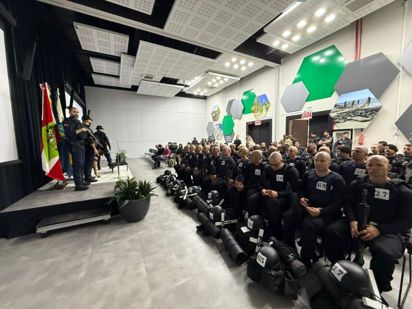 Guarda Municipal de Itapema realiza abertura do II Curso de Patrulhamento Tático Motorizado e Seminário de Patrulhamento Tático