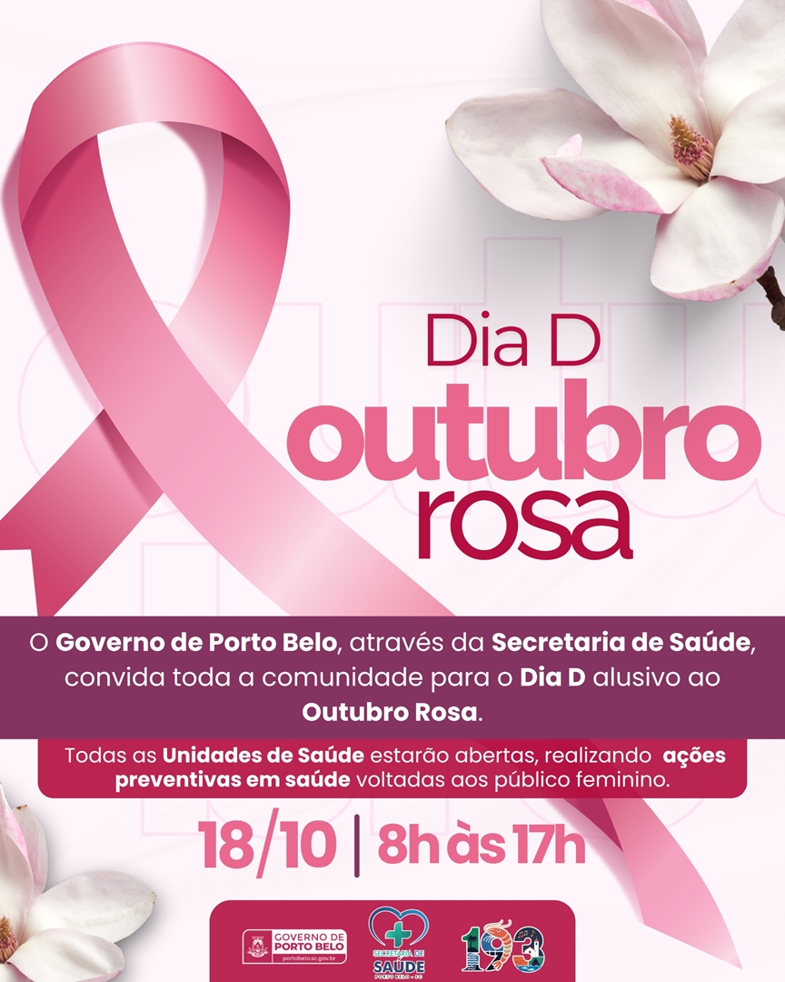 Porto Belo realiza Dia D do Outubro Rosa em todas as Unidades Básicas de Saúde