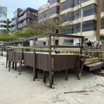 Prefeitura de Itapema realiza força-tarefa para conter impactos da ressaca na orla