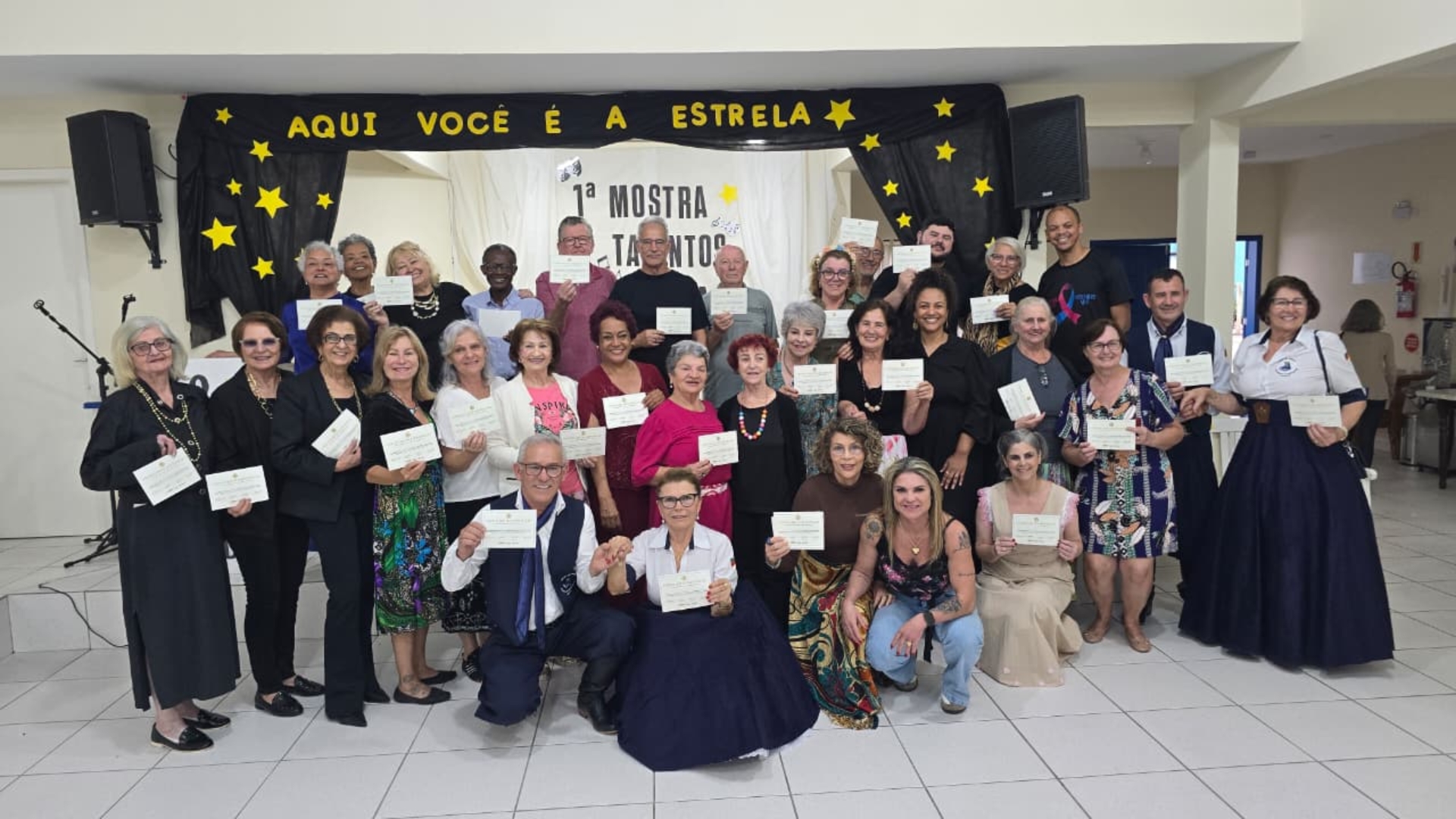 Governo de Porto Belo realiza a 1ª Mostra de Talentos da Pessoa Idosa no CCI do Balneário Perequê