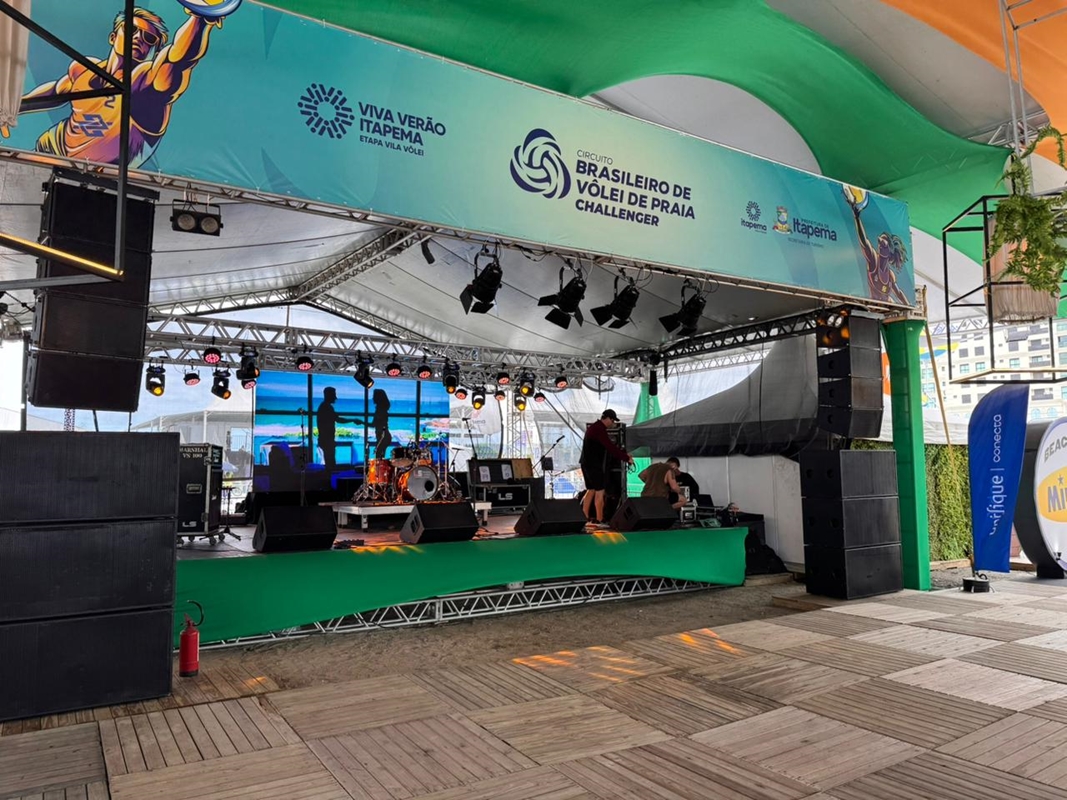 Itapema destaca programação completa de música e gastronomia na Vila do Vôlei