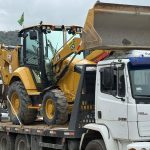 Itapema envia caminhões e retroescavadeiras para reforçar recuperação de Luiz Alves após fortes chuvas