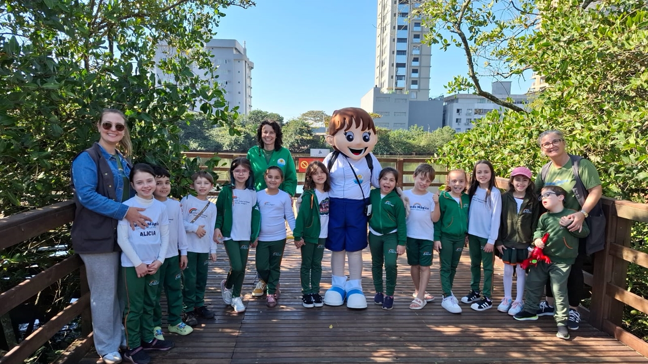 Visitas guiadas ao Parque da Lagoa do Perequê reforçam educação ambiental em Porto Belo