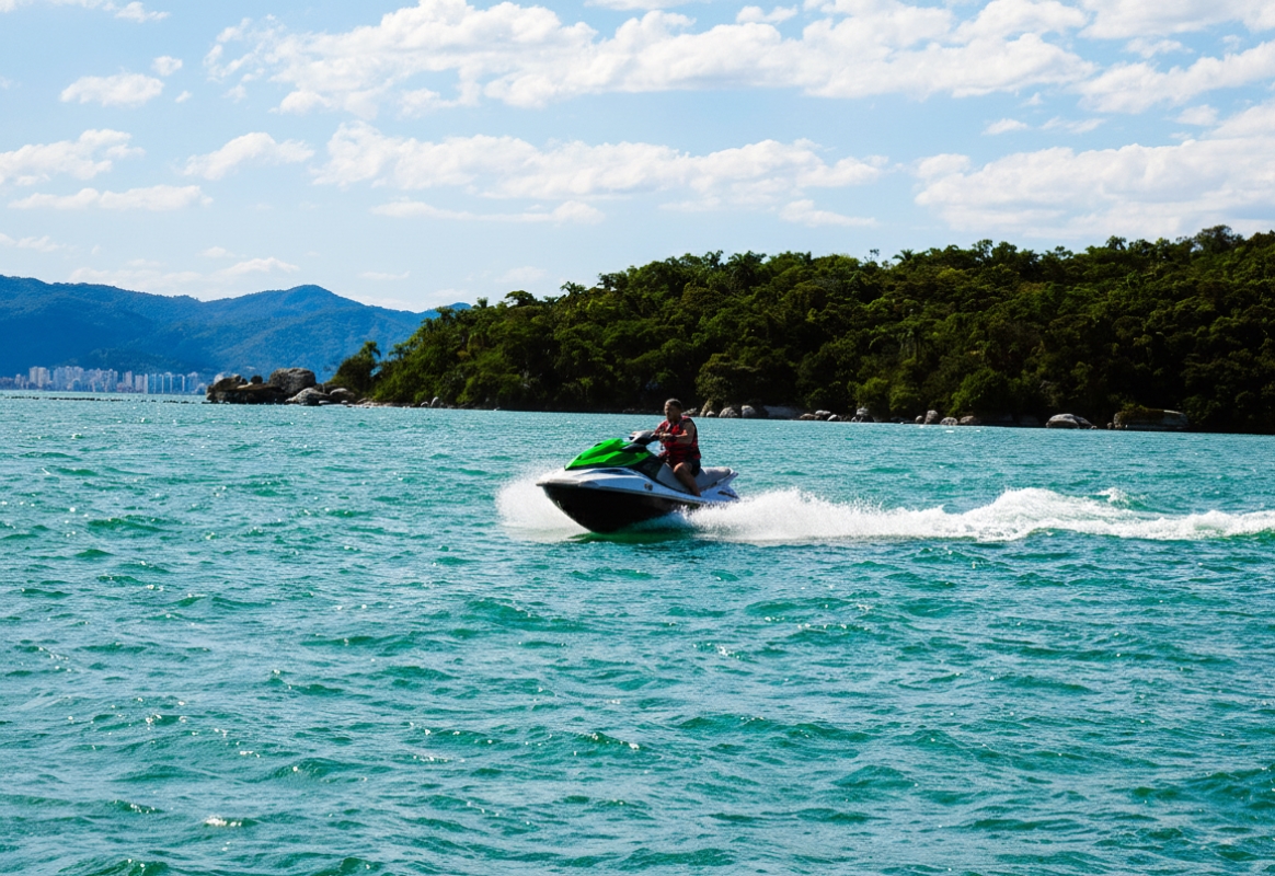 Empresas de aluguel de jet ski devem estar cadastradas para atuar nas praias de Porto Belo