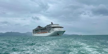 Porto Belo recebe escala não prevista do navio MSC Fantasia e recebe 2700 pessoas