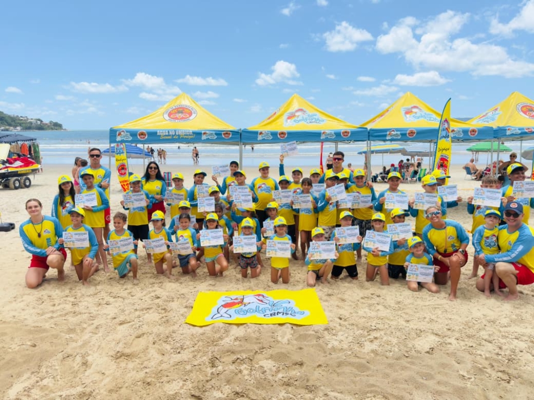 Projeto Golfinho promove educação e prevenção para crianças em Itapema
