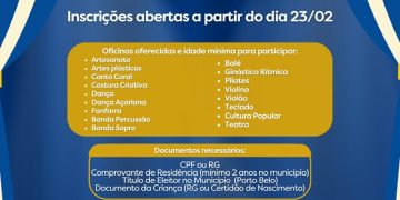 Porto Belo abre as inscrições para o Projeto Arteiro