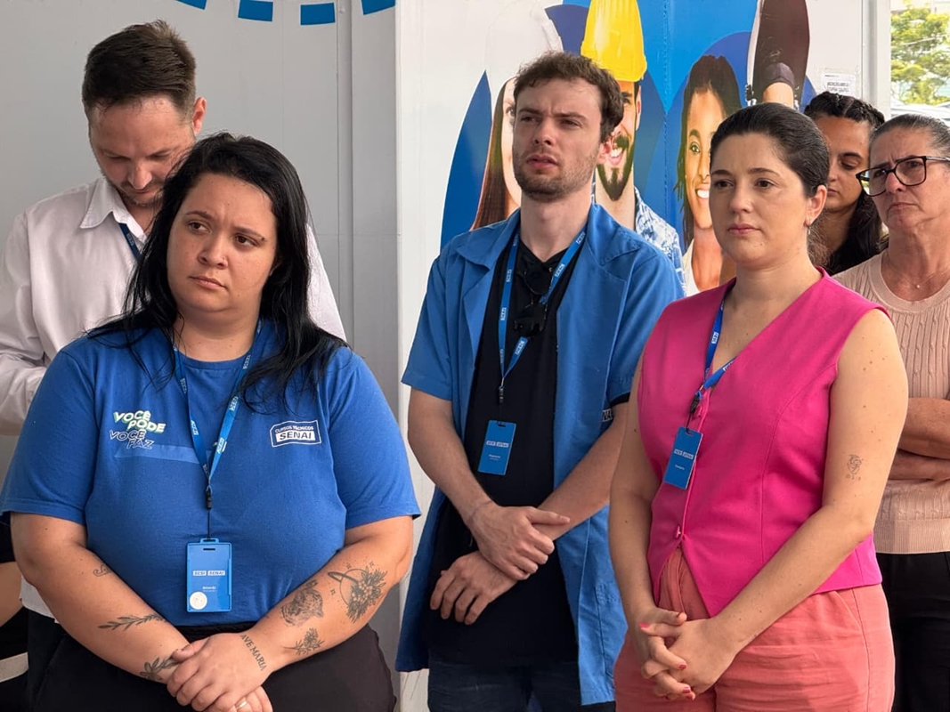 Qualifica Itapema inicia aulas na Escola Móvel do SENAI