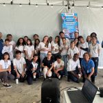 Alunos acompanham processo de tratamento de esgoto na ETE Morretes