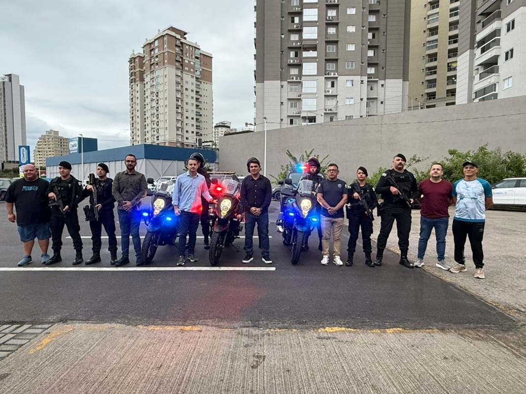 Guarda Municipal recebe novas motos para reforçar patrulhamento