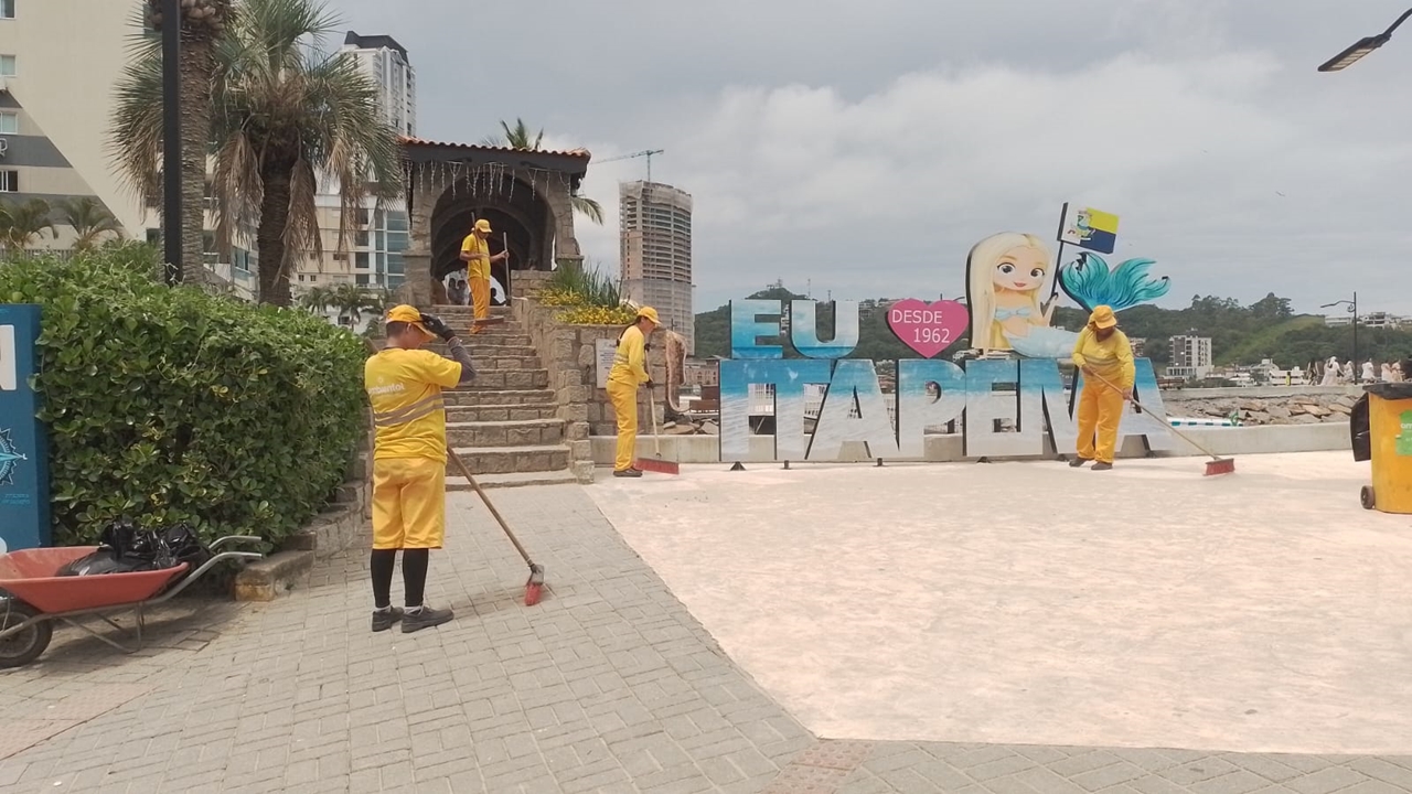 Itapema alcança nível alto em índice nacional de limpeza urbana