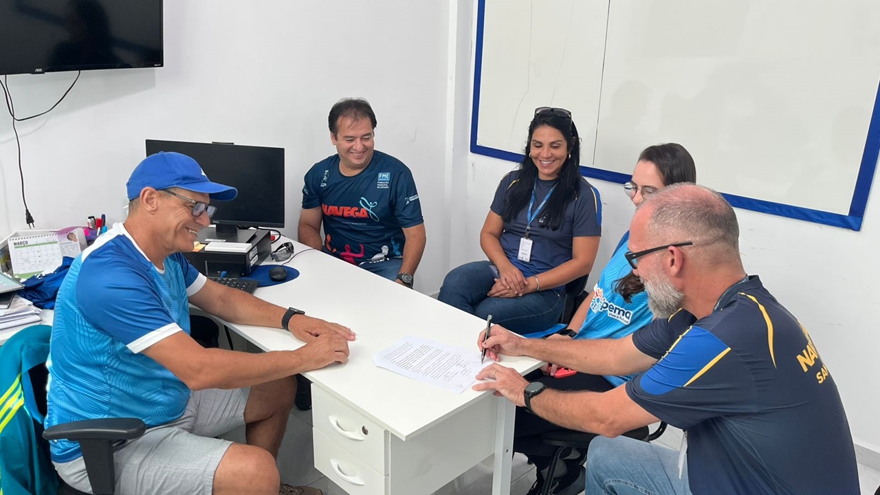 Itapema firma parceria com Centro de Referência Paralímpico para desenvolvimento do paradesporto