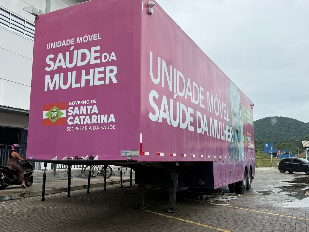 Itapema recebe Carreta da Saúde da Mulher e amplia exames de prevenção