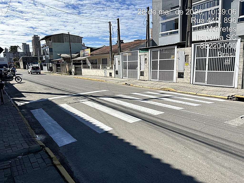 Detrami intensifica reforço da sinalização viária em diversos bairros de Itapema