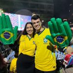 Torcida lota Praça da Paz em Itapema para estreia do Brasil na Copa do Mundo